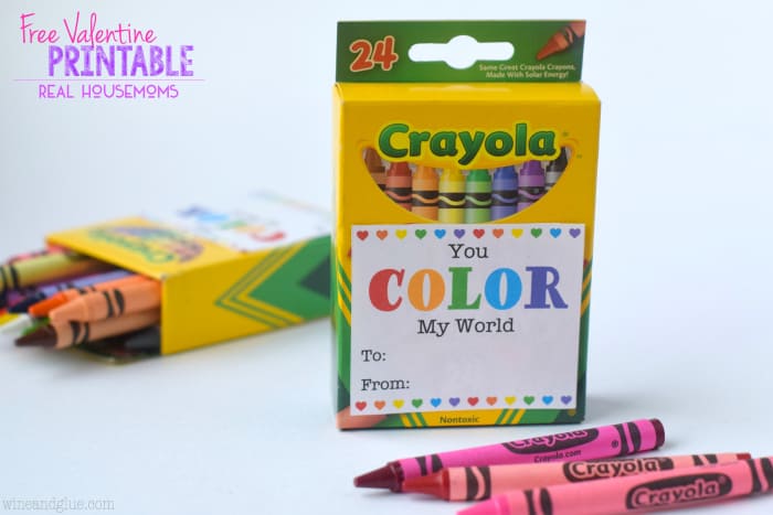 Crayon Valentines active parents