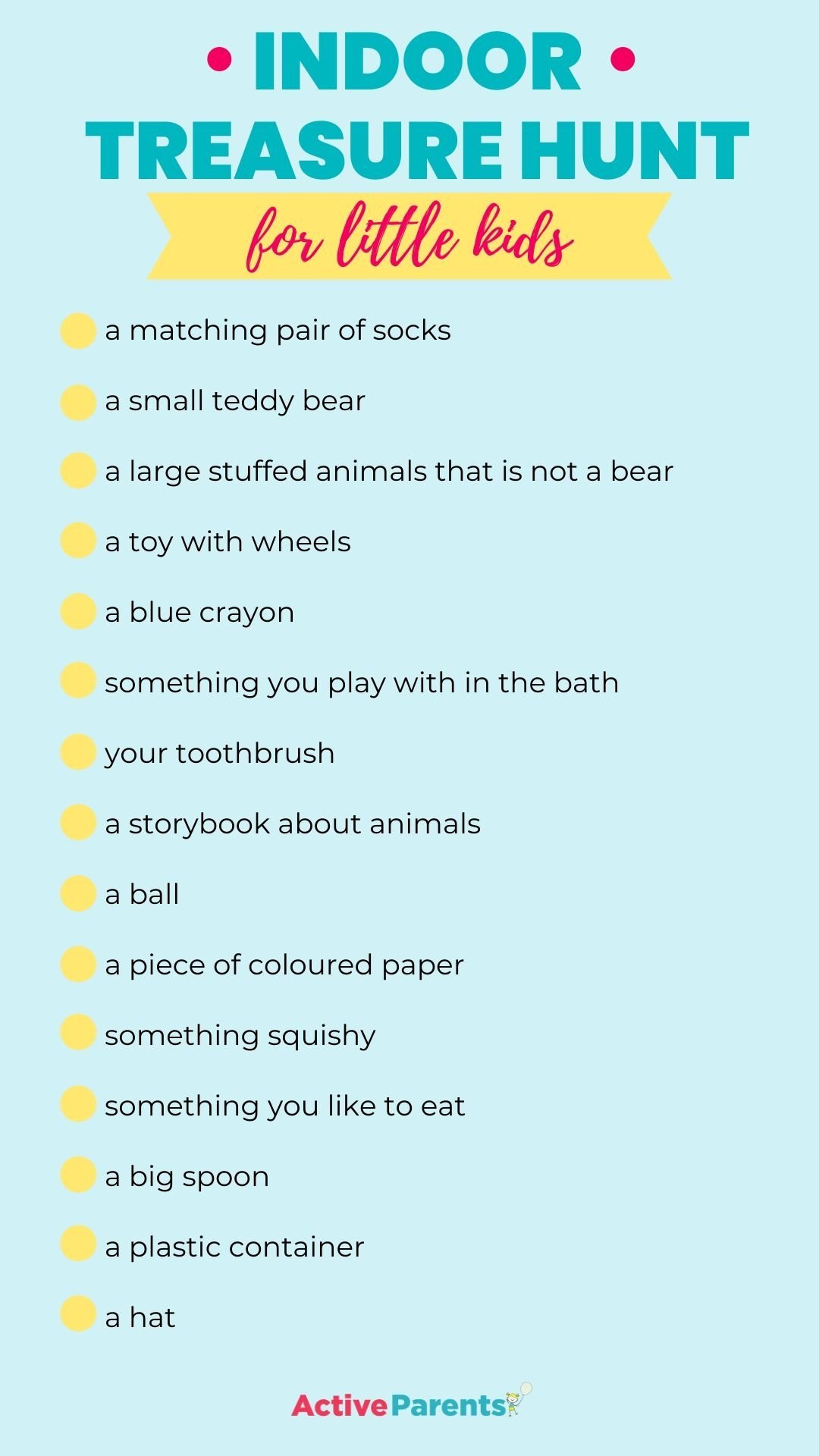 3 Indoor Treasure Hunts For Every Age – Active Parents