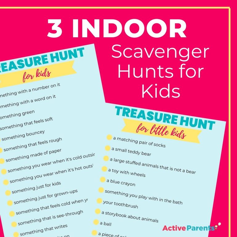 Indoor Scavenger Hunts for Kids – Active Parents