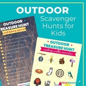 Outdoor scavenger hunt for kids
