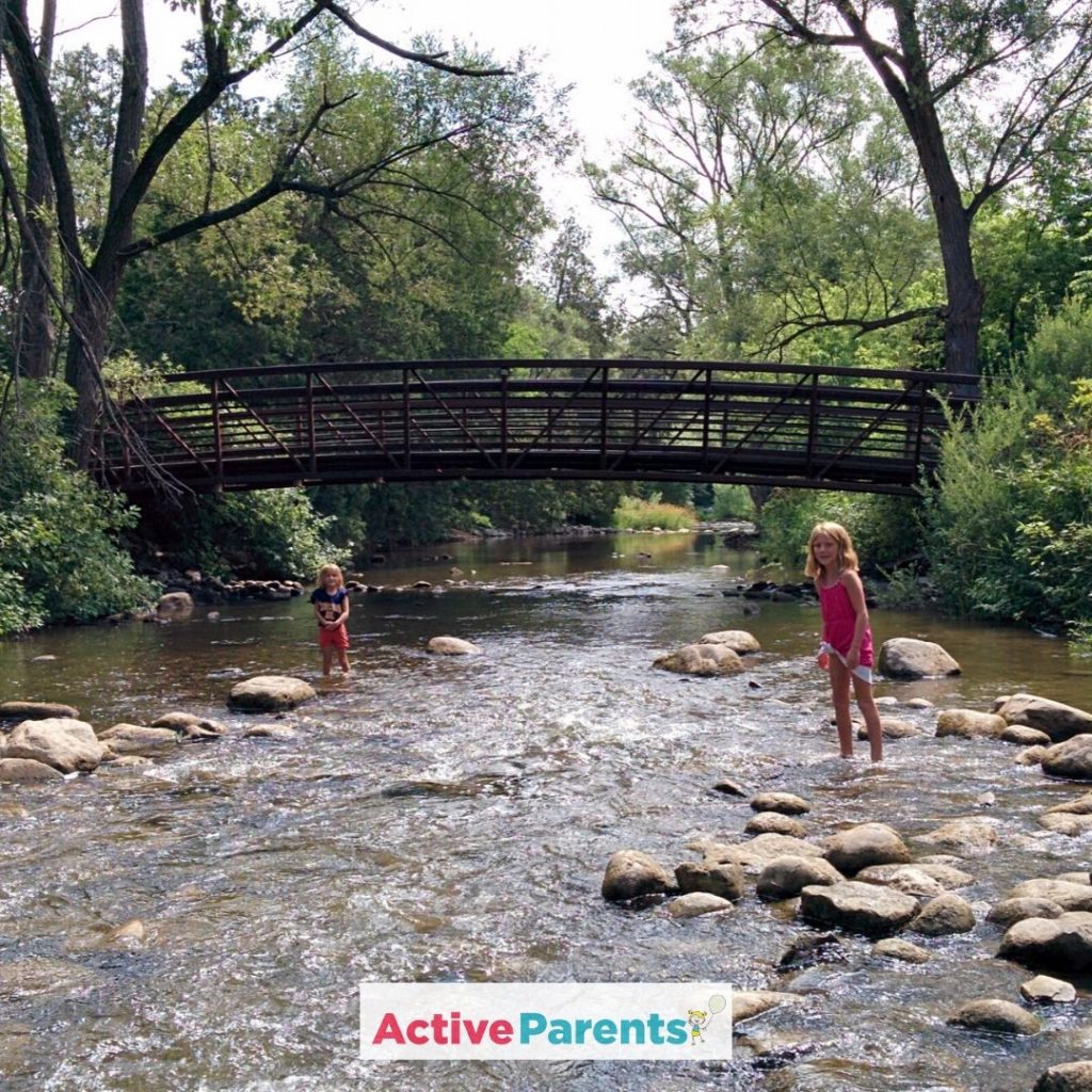 creek walking in burlington