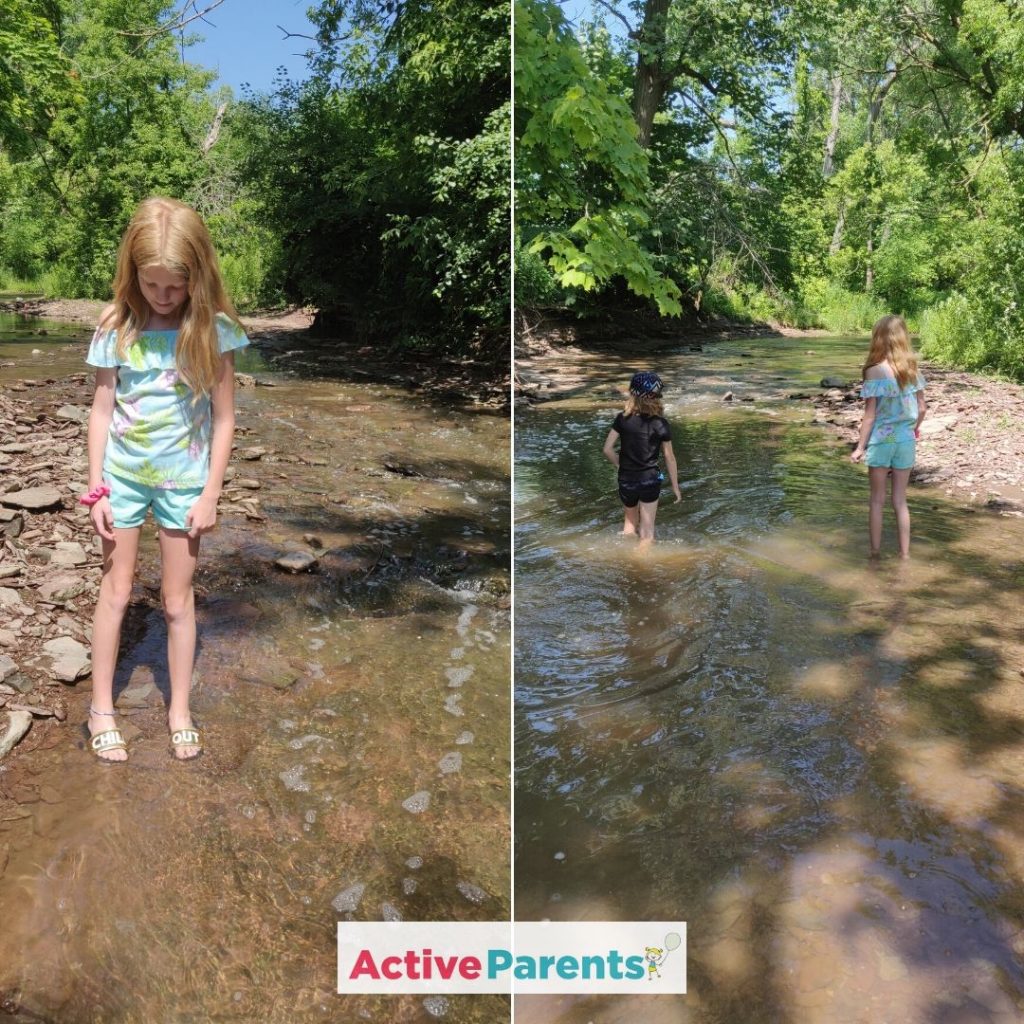 creek walking in burlington