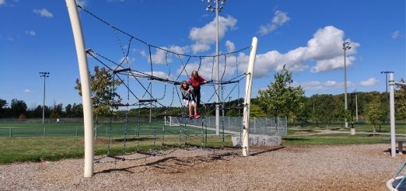 heritage green sports park playground climber