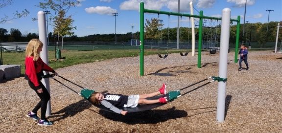 heritage green sports park playground swing