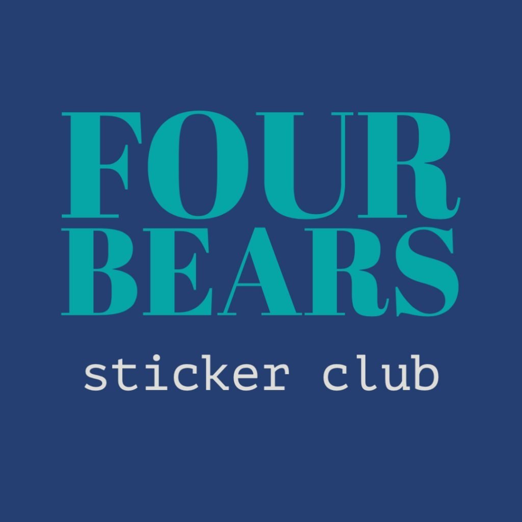 four bears sticker club