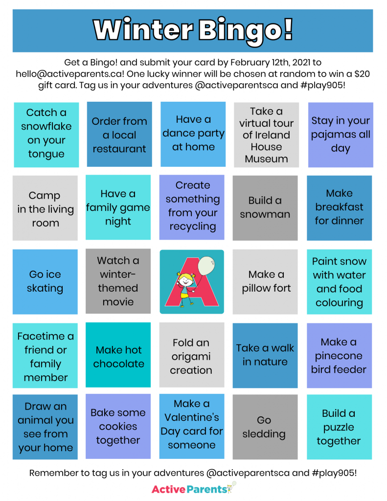 Winter Bingo! Card