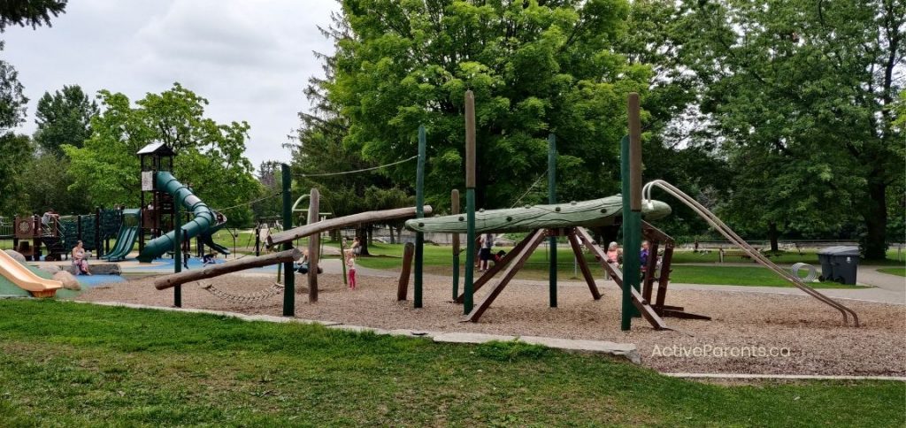 Section of the playground at Riverside Park