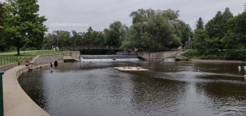 Speed River at Guelph's Riverside Park