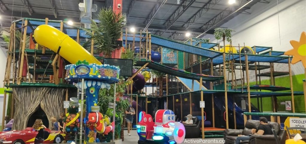 Lil Monkeys view of entire play structure