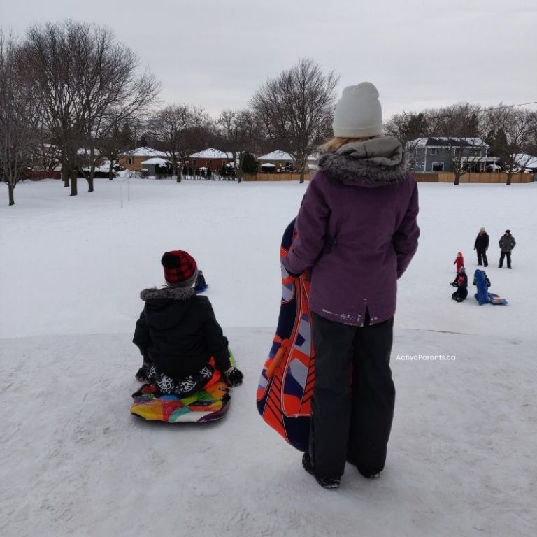 tobogganing hills in hamilton burlington
