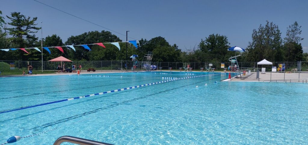 Nelson Pool Burlington outdoor pool and splash pad