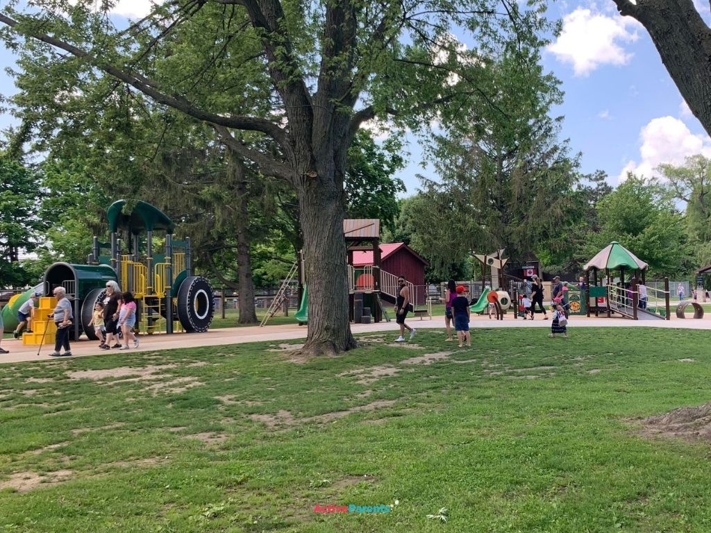 the playground at happy rolph's animal farm