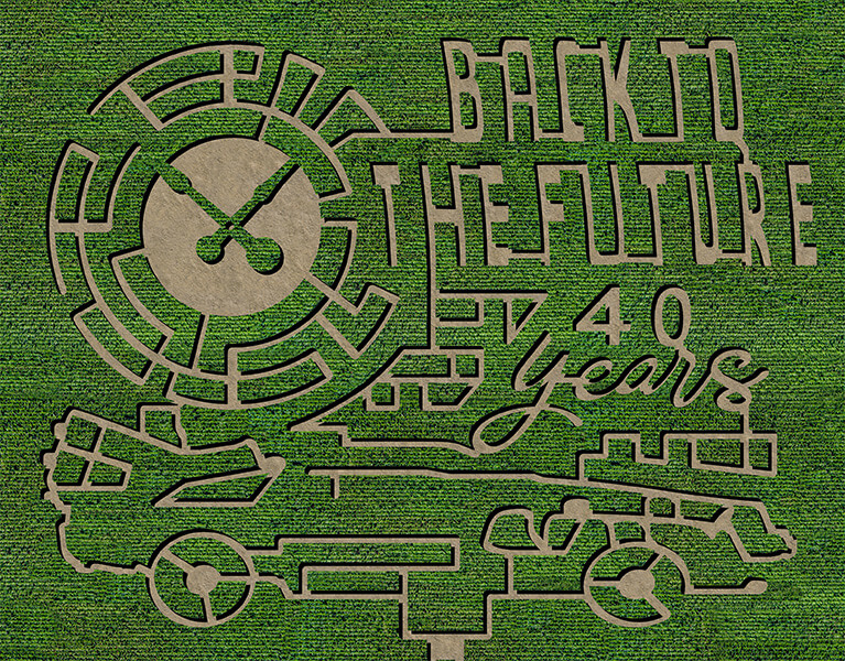 Downey's Corn Maze 2025 courtesy of Downey's Farm.