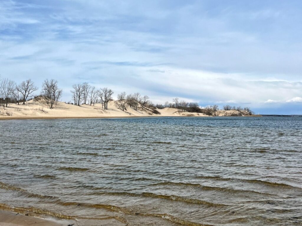 sandbanks provincial park beach in Prince Edward County