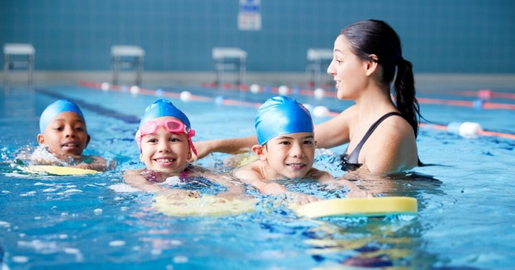 children taking Swimming Lessons in Oakville